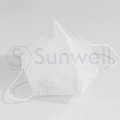 5 X MEDICAL FACE MASKS FOURFOLD LAYER